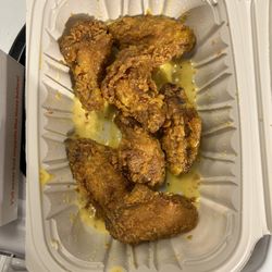 Popeyes Louisiana Chicken - Garlic Parmesan wings, slightly more flavour due you the sauce