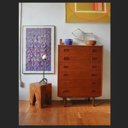 Vessel Vintage Collective - Danish teak high boy dresser