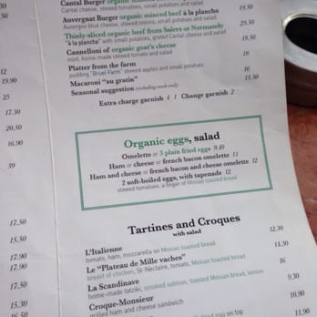 Le Bonaparte - Brunch menu - French Near Me - Paris, 75