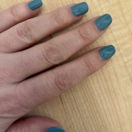 Regular manicure with no chips after 8 days!!!
