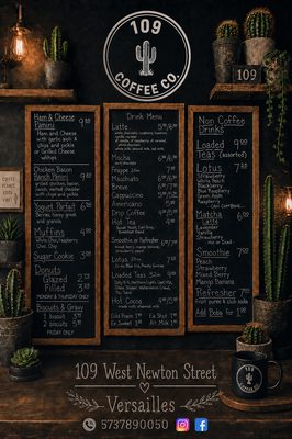 Menu photo 1 109 Coffee Versailles, MO Menu photo 1 109 Coffee Versailles, MO