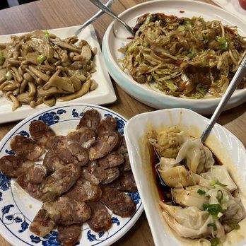 Dumpling and Noodle House - Stir fry Stir Fried Mix Mushroom-, Pork Wonton in Chili Oil(10)-(10), Fried Ho Fun w.Beef-, Homemade Sichuan Sausage- - Noodles Near Me - Concord, California Dumpling and Noodle House - Stir fry Stir Fried Mix Mushroom-, Pork Wonton in Chili Oil(10)-(10), Fried Ho Fun w.Beef-, Homemade Sichuan Sausage- - Noodles Near Me - Concord, California