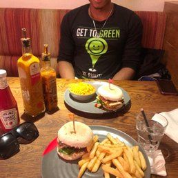 Photo of my British friend watching me try Nandos for the first time hahaha Photo of my British friend watching me try Nandos for the first time hahaha