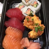 Photo of Ahi & Vegetable - Honolulu, HI, United States. Sushi Bento. $12 for a ton of food!