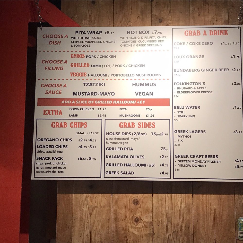 Mikos - Menu - Greek Near Me - London, XGL Mikos - Menu - Greek Near Me - London, XGL
