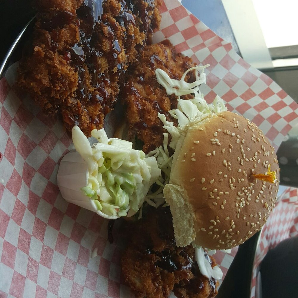 Fat Ninja Bite - Chicken Katsu burger (dark meat) - Japanese Near Me - Toronto, Ontario Fat Ninja Bite - Chicken Katsu burger (dark meat) - Japanese Near Me - Toronto, Ontario