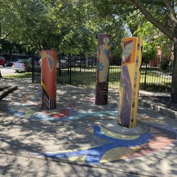 Sunnyside Mall - Public art on the east end of the Mall.