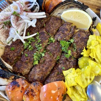 Alfanar Restaurant - Kabob for one person - Mediterranean Near Me - El Cajon, California