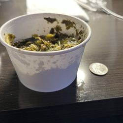 Cracker Barrel Old Country Store - Half full greens.