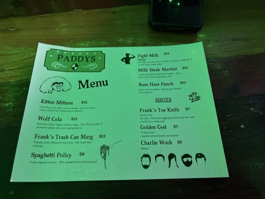 Menu photo 2 Sunny's Backyard Austin, TX