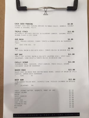 Menu photo 4 The Usual Cafe Cabramatta, NSW