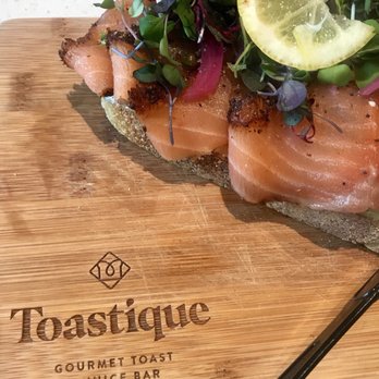 Toastique - Salmon Toast - Juice Bars & Smoothies Near Me - Washington, DC, District of Columbia
