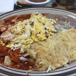 Chilaquiles Rojas. Dang!!