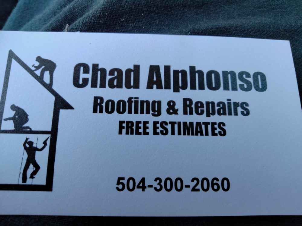 Slide of Chad Alphonso's Roofing and Repairs