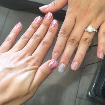 Nail Pro - Chrome gel nails and gel nails with 3 different colors! - Nail Salons Near Me - Monterey Park, California