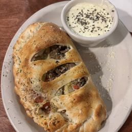 Chicken Alfredo Calzone
