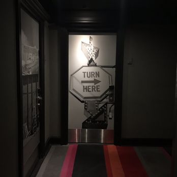 Hotel Max - Fun vintage images on the room doors. This was on the 10th floor. - Hotels Near Me - Seattle, Washington