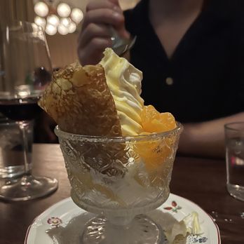 Little Sparrow - Elevated soft serve--clementine with brown butter - French Near Me - Atlanta, Georgia