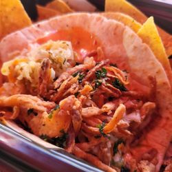 Sandbar Sports Bar & Grill - Their "TKO Style" fish taco. It's award-winning for a reason!