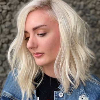 Minc Salon and Spa - Platinum blonde + long bob cut by Analee - Hair Salons Near Me - Phoenix, Arizona Minc Salon and Spa - Platinum blonde + long bob cut by Analee - Hair Salons Near Me - Phoenix, Arizona
