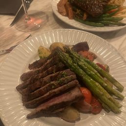 Steak and short raised ribs Steak and short raised ribs