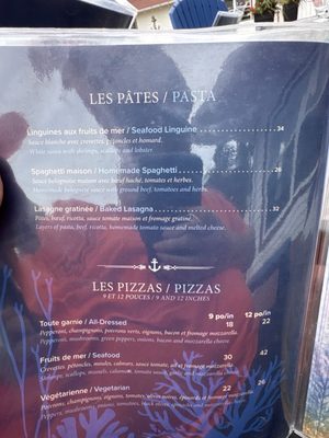 Menu photo 4 Resto Du Capitane Percé, QC Menu photo 4 Resto Du Capitane Percé, QC