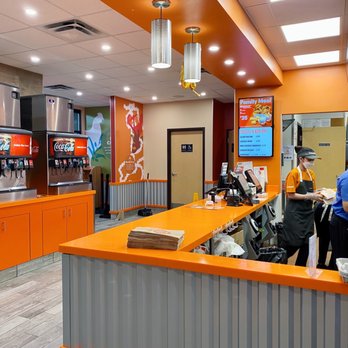 Popeyes - the inside of a fast food restaurant - Chicken Wings Near Me - Burnaby, British Columbia