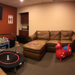 Fundamental Healing - There are two waiting areas to service patients. One area is for children, and a quieter area, for adults without children