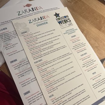 Zaranda - Menus - Mexican Near Me - Houston, Texas Zaranda - Menus - Mexican Near Me - Houston, Texas