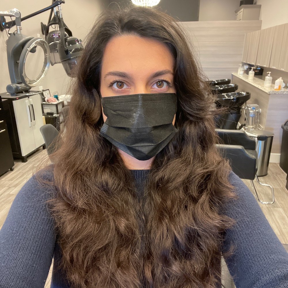Long layer Haircut. Long layer Haircut.