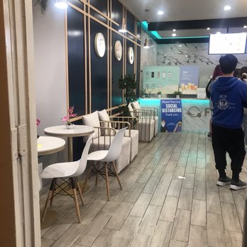 Feng Cha Teahouse - Cute interior, and asks guest to not exceed more than 8 people in shop at a time - Bubble Tea Near Me - Costa Mesa, California Feng Cha Teahouse - Cute interior, and asks guest to not exceed more than 8 people in shop at a time - Bubble Tea Near Me - Costa Mesa, California