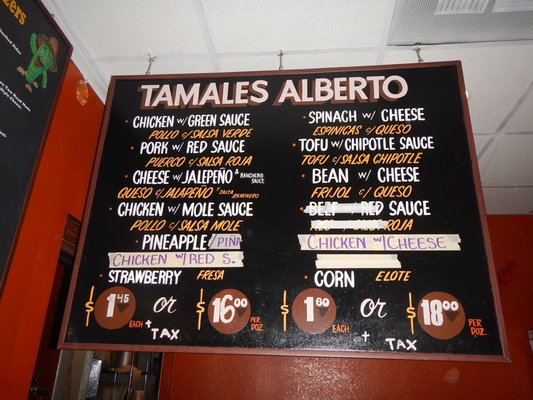 Menu photo 6 Tamales Alberto Los Angeles, CA