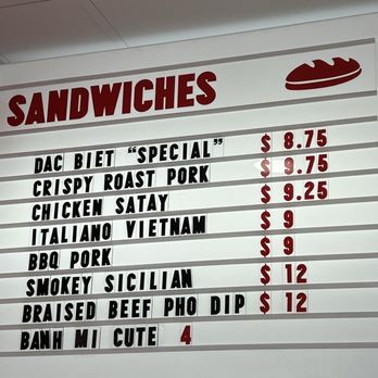 Banh Mi Mi - Menu 1 of 3, 2/24/25 - Juice Bars & Smoothies Near Me - Sacramento, California