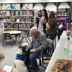 Cameron Public Library - Dog Library ambassadors