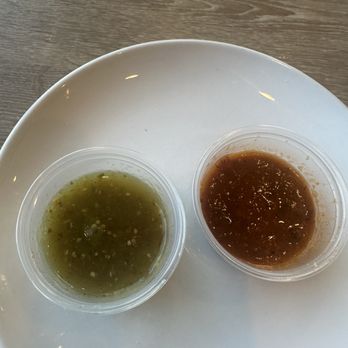 Broken Yolk Cafe - House made red and green salsa - American Near Me - Las Vegas, Nevada