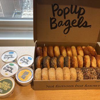 PopUp Bagels - 30 bagels + 5 Schmears - Bagels Near Me - New York, New York