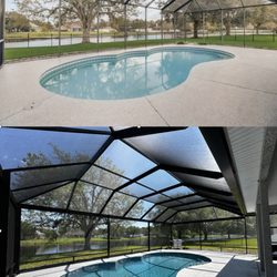 Building 904 - Top is before 7 panels, bottom is after 3 panels