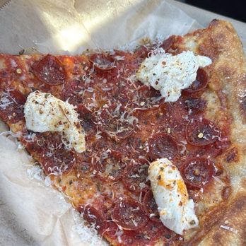Stevie’s Famous - Pepperoni, buratta cheese, hot honey - Pizza Near Me - Burien, Washington Stevie’s Famous - Pepperoni, buratta cheese, hot honey - Pizza Near Me - Burien, Washington