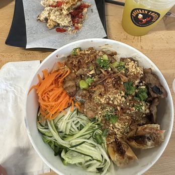 Drunken Lobster - Pork bbq & egg roll vermicelli bowl - Vietnamese Near Me - Houston, Texas Drunken Lobster - Pork bbq & egg roll vermicelli bowl - Vietnamese Near Me - Houston, Texas
