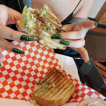 Lover's Point Beach Cafe - Cheesy green godess panini - Cafes Near Me - Pacific Grove, California Lover's Point Beach Cafe - Cheesy green godess panini - Cafes Near Me - Pacific Grove, California