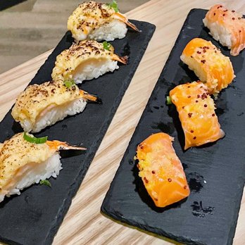 Yunta Nikkei - Gratin Nigiri & Panza Nigiri |IG @restaurant_aholic - Peruvian Near Me - Charlotte, North Carolina