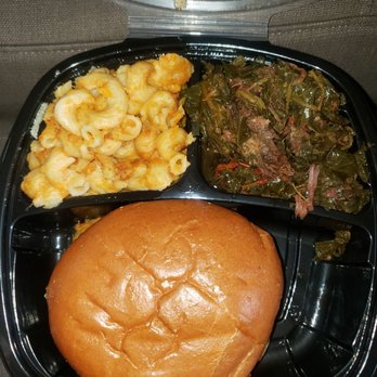 Fourk'd Catering - Chicken salad sandwich with Mac and cheese and greens - Caterers Near Me - Camp Springs, Maryland