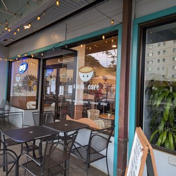Kalia Cafe - Entrance... There are tables inside and outside - Coffee & Tea Near Me - Kihei, Hawaii