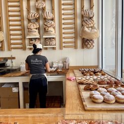 Rosetta Bakery - DONUTS AND PASTRIES - house-made right there on premises in the back kitchen. YOU WON'T BE ABLE TO RESIST. WE COULDN'T. :)