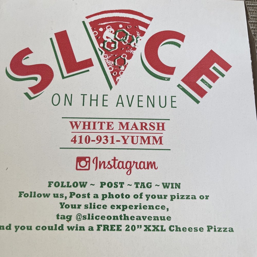Slice on the Avenue - Pizza Near Me - Nottingham, Maryland Slice on the Avenue - Pizza Near Me - Nottingham, Maryland