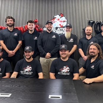 Revelation Plumbing - Some of Our Team Celebrating Our New Hire Joe - Plumbing Near Me Revelation Plumbing - Some of Our Team Celebrating Our New Hire Joe - Plumbing Near Me