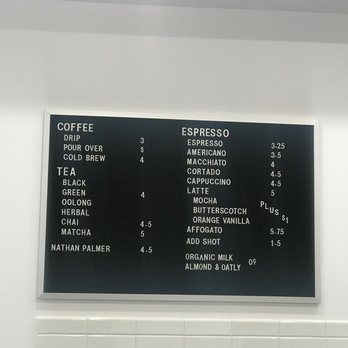 Highlight Coffee - Menu - Coffee & Tea Near Me - Pasadena, California