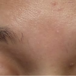 LayLa Threading - My failed eyebrow threading on 9/17/14 @ 3:30pm. She created a bald spot in my eyebrows & my eyebrows wider and unclean.