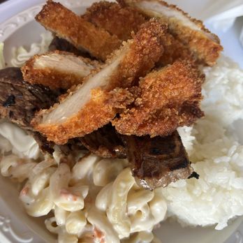 HoAloha Hawaiian BBQ - HoAloha Katsu Mix Plate - Hawaiian Near Me - Pomona, California HoAloha Hawaiian BBQ - HoAloha Katsu Mix Plate - Hawaiian Near Me - Pomona, California