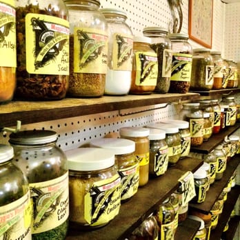 Maggie's Pharm - a shelf full of jars of spices - Cosmetics & Beauty Supply Near Me - Memphis, Tennessee Maggie's Pharm - a shelf full of jars of spices - Cosmetics & Beauty Supply Near Me - Memphis, Tennessee